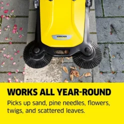 Karcher Kärcher S 4 Twin Outdoor Broom, Manual Push Sweeper, Heavy Duty -Baxton Studio Shop GUEST 007a1cc9 1a04 454c 84e0 d11634402377