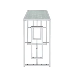 Stagge Glam Rectangle Sofa Table Chrome - HOMES: Inside + Out -Baxton Studio Shop GUEST 007e3534 1cef 4a84 a5e8 29f01119a1c3