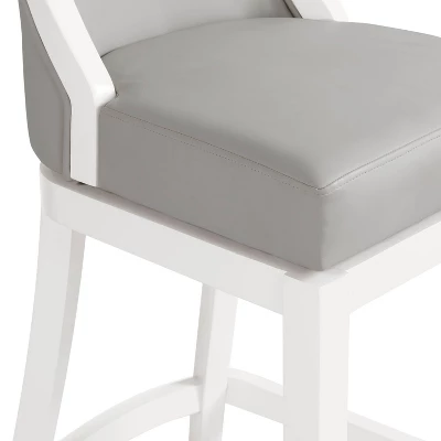 Ellie Bar Height Stool With Back - Alaterre Furniture 6 Ellie Bar Height Stool With Back - Alaterre Furniture - Image 6