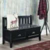 42" Portland Entryway Storage Bench With Drawers - Wyndenhall