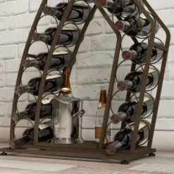 Christmas And Halloween Waiter Wine Rack ,Freestanding Wine Rack With Storage Bottle,Wine Storage Home Bar For Liquor And Wine 16 Christmas And Halloween Waiter Wine Rack ,Freestanding Wine Rack With Storage Bottle,Wine Storage Home Bar For Liquor And Wine -Baxton Studio Shop GUEST 01448188 5783 48f1 8e49 a39801ef0bbd