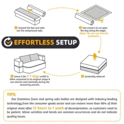 Dolonm 78.7" Corduroy Foldable Sofa: Compressed Boneless Sleeper W/ Functional Blanket, No Assembly,for Living Room, Bedroom 17 Dolonm 78.7" Corduroy Foldable Sofa: Compressed Boneless Sleeper W/ Functional Blanket, No Assembly,for Living Room, Bedroom -Baxton Studio Shop GUEST 015efe48 78f6 42c8 a07e 02b03c0532a0 1