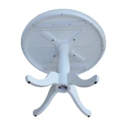 36" Round Top Pedestal Table White - International Concepts -Baxton Studio Shop GUEST 01730aa5 314a 43ed 9b64 20f02b8151ab