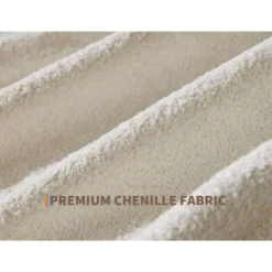 140" Modular Cloud Sectional Sofa With Ottoman - Convertible L/U-Shape Chenille Couch, 5-Seater Deep Memory Foam Couch, No Assembly Required -Baxton Studio Shop GUEST 01a78042 710c 4ffb 8129 b3610aa26b75