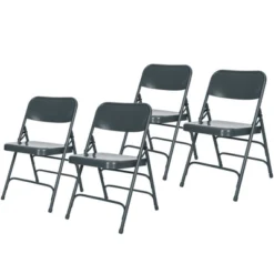 Set Of 4 Deluxe All Steel Triple Brace Folding Chairs - Hampden Furnishings -Baxton Studio Shop GUEST 0216a2b0 60b0 4ddc a841 7e999f61d028