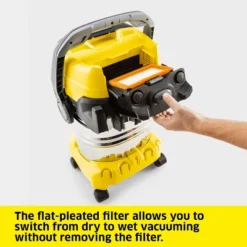 Karcher WD 6 P S Corded Wet/Dry Vacuum, Heavy Duty Canister Vac -Baxton Studio Shop GUEST 0255c404 a73a 4733 b785 a884532c96db