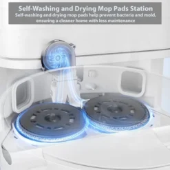 Dreame E30 Ultra Robot Vacuum And Mop White: Self-Emptying, Smart Mapping, HEPA Filter, Pet Hair, App-Controlled, Cordless -Baxton Studio Shop GUEST 025604b8 3504 438d 8dc8 920044158afe
