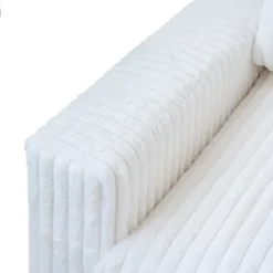 Cloud Modular Sectional Sofa,118" Oversized V Shaped Couch,5 Seater Plush Sofas For Living Room,Covers Washable&Replaceable -Baxton Studio Shop GUEST 02950adb 9f9f 48b7 bb3a 9be60967396d