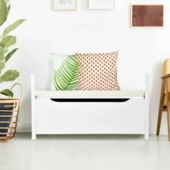 Costway Shoe Bench Storage Rack Cushion Seat Ottoman Bedroom Hallway Entryway Black/White 16 Costway Shoe Bench Storage Rack Cushion Seat Ottoman Bedroom Hallway Entryway Black/White -Baxton Studio Shop GUEST 02b33012 2bdd 471c 91f3 9f02749c22b9
