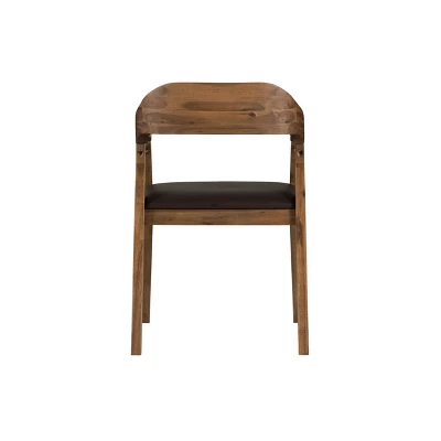 Rasmus Dining Armchair Chestnut - Boraam 2 Rasmus Dining Armchair Chestnut - Boraam - Image 2
