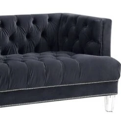 64" Ansario Sofa Charcoal Velvet - Acme Furniture -Baxton Studio Shop GUEST 02c229f8 5455 441e 8d8e 468abf5905f6