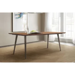 Coco Dining Table Rustic Oak/Brown - Armen Living -Baxton Studio Shop GUEST 03902513 dbbc 478a 97bf 2b7dfc0b90cb