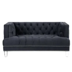 64" Ansario Sofa Charcoal Velvet - Acme Furniture -Baxton Studio Shop GUEST 03b5c23d 7a7e 4230 b929 ab87584f8995