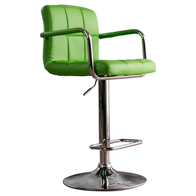 Ethan Adjustable Swivel Barstool With Arms - Furniture Of America 9 Ethan Adjustable Swivel Barstool With Arms - Furniture Of America - Image 9