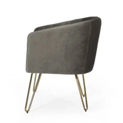 Grelton Modern Glam Velvet Club Chair With Hairpin Legs - Christopher Knight Home 12 Grelton Modern Glam Velvet Club Chair With Hairpin Legs - Christopher Knight Home -Baxton Studio Shop GUEST 04eb74d3 7ca4 4210 986d b2b057a1dd09