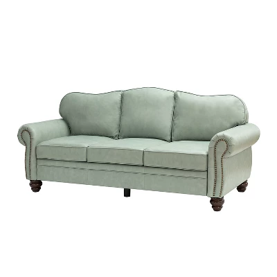 Gracia 81" Transitional Wide Sofa With Removable Cushions And Nailhead Trim For Living Room And Bedroom | ARTFUL LIVING DESIGN 13 Gracia 81" Transitional Wide Sofa With Removable Cushions And Nailhead Trim For Living Room And Bedroom | ARTFUL LIVING DESIGN - Image 13