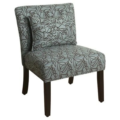 Parker Accent Chair With Pillow - HomePop 10 Parker Accent Chair With Pillow - HomePop - Image 10