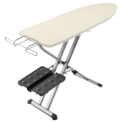 Rowenta 54''x18'' Pro Compact Ironing Board With Hanger Rack, Beige