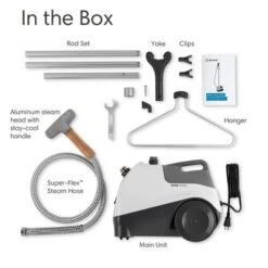 Reliable Corporation Vivio 550GC Professional Garment Steamer With Metal Head: 1300W, 120 Min Steam, Detachable Tank, Auto Shut-Off -Baxton Studio Shop GUEST 05ed330e dc89 4582 b4b4 ff6dfe108f8a