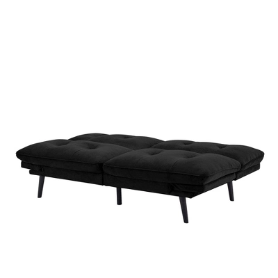 Finley Convertible Futon Sofa Bed Black - Serta 5 Finley Convertible Futon Sofa Bed Black - Serta - Image 5