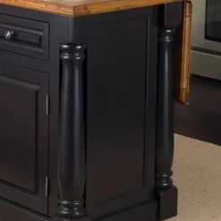 Monarch Kitchen Island With Oak Top Black - Homestyles -Baxton Studio Shop GUEST 06110b2c d8e5 4f5b bcaa 4b685bd3a26d