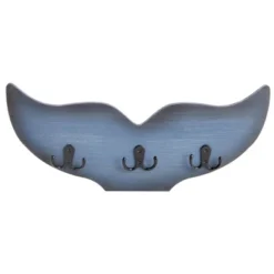 Okuna Outpost Whale Tail Wall Hook For Nursery, Coat Rack With 3 Hooks, Nautical Home Decor (15.5 X 6.75 X 1 In, Blue) 15 Okuna Outpost Whale Tail Wall Hook For Nursery, Coat Rack With 3 Hooks, Nautical Home Decor (15.5 X 6.75 X 1 In, Blue) -Baxton Studio Shop GUEST 061e6122 afa8 4052 afc0 356a056482aa