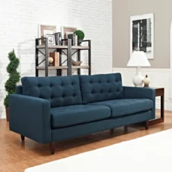 Empress Upholstered Sofa Azure - Modway 5 Empress Upholstered Sofa Azure - Modway -Baxton Studio Shop GUEST 06890650 32e5 46d9 965e df3d2ec2078c