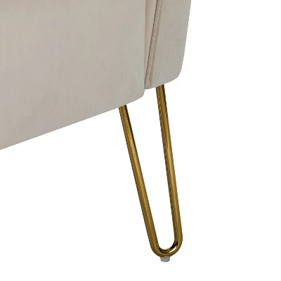 Ainhoa 45" Contemporary Solid And Manufactured Wooden Frame Loveseat | ARTFUL LIVING DESIGN 8 Ainhoa 45" Contemporary Solid And Manufactured Wooden Frame Loveseat | ARTFUL LIVING DESIGN - Image 8