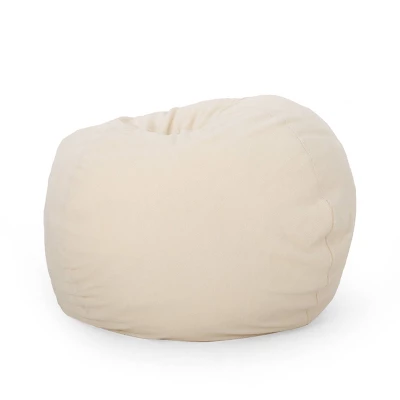 5' Newalla Modern Shearling Bean Bag - Christopher Knight Home 2 5' Newalla Modern Shearling Bean Bag - Christopher Knight Home - Image 2