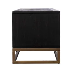 Dogafte Reclaimed Wood TV Stand For TVs Up To 63" Black - Aiden Lane -Baxton Studio Shop GUEST 0876a900 6e95 4af0 b2d9 81ce756fd207