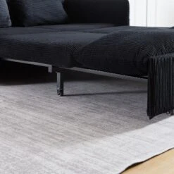 MAYEERTY 64.5 Sleeper Sofa Bed 3 In 1 Adjustable Pullout 2 Pillows Side Pockets Soft Corduroy Convertible -Baxton Studio Shop GUEST 08ce886b 6460 4529 8bf3 3b6ee87f3513