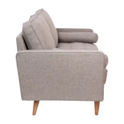 Flash Furniture Hudson Mid-Century Modern Sofa With Tufted Upholstery & Solid Wood Legs -Baxton Studio Shop GUEST 090f4b0f cd3f 4bf6 afcc 5592140937a9