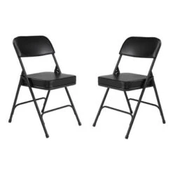 Set Of 2 Premium Vinyl Padded Folding Chairs - Hampden Furnishings -Baxton Studio Shop GUEST 0a8acf16 e3d7 4aa1 bbc3 32732692fff2