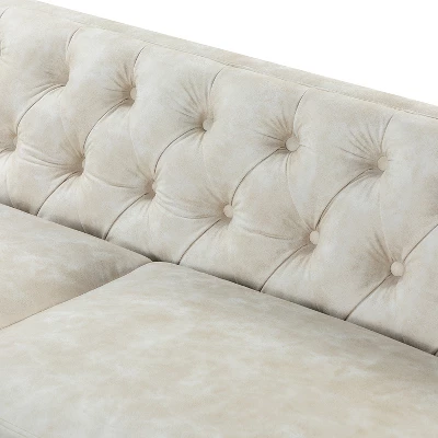 Wales 84" Contemporary Sofa With Tufted Back | ARTFUL LIVING DESIGN 5 Wales 84" Contemporary Sofa With Tufted Back | ARTFUL LIVING DESIGN - Image 5