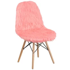 Emma And Oliver Shaggy Dog Fur Accent Chair -Baxton Studio Shop GUEST 0bbfcf20 6f07 4eb3 ba47 7aa37667e47e