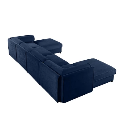 Modular Sectional Sofa With Storage, Extra Large U Shaped Sectional Couch For Living Room, Convertible Modular Sofa Couch With Storage Ottoman 4 Modular Sectional Sofa With Storage, Extra Large U Shaped Sectional Couch For Living Room, Convertible Modular Sofa Couch With Storage Ottoman - Image 4