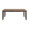 Beacon Self Storing Dining Table Black/Walnut - Intercon