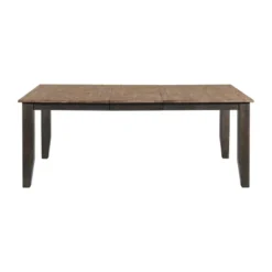 Beacon Self Storing Dining Table Black/Walnut - Intercon