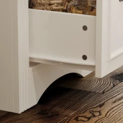 Famapy White Kitchen Hutch Kitchen Cabinet Pantry: Integrated Worktop, High Cabinet Combo, Dust - Proof & Organized -Baxton Studio Shop GUEST 0c7984db b87e 4ae7 a10a f2ebba9796bf