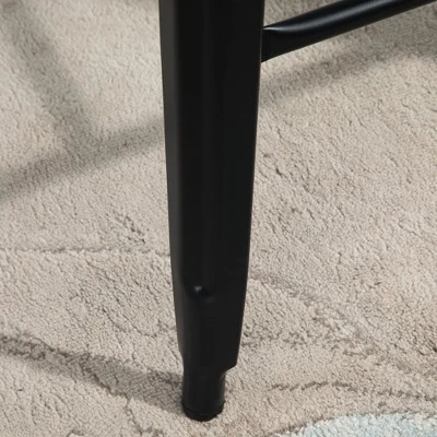 HOMCOM 3 Piece Industrial Dining Table Set, Counter Height Bar Table & Chairs Set With Footrests For Bistro, Pub 7 HOMCOM 3 Piece Industrial Dining Table Set, Counter Height Bar Table & Chairs Set With Footrests For Bistro, Pub - Image 7