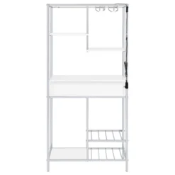 Coaster Figueroa Modern 5 Shelf Wood Wine Cabinet With Drawer White High Gloss/Chrome 26 Coaster Figueroa Modern 5 Shelf Wood Wine Cabinet With Drawer White High Gloss/Chrome -Baxton Studio Shop GUEST 0d300a60 7be6 41c4 a4ec c2eb184177f7