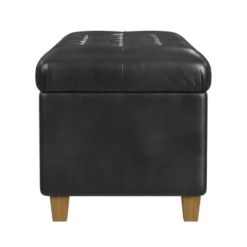 Ainsley Button Tufted Storage Bench Faux Leather - HomePop -Baxton Studio Shop GUEST 0d4ffa2f b6b0 4989 a8a4 ccd4938b6eab