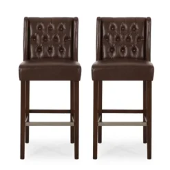 Set Of 2 Bayliss Contemporary Wingback Barstools - Christopher Knight Home 13 Set Of 2 Bayliss Contemporary Wingback Barstools - Christopher Knight Home -Baxton Studio Shop GUEST 0d74e17b d972 4357 9993 72dc79356c38