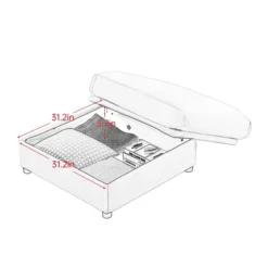 Modular Sectional Sofa With Storage, Extra Large U Shaped Sectional Couch For Living Room, Convertible Modular Sofa Couch With Storage Ottoman 19 Modular Sectional Sofa With Storage, Extra Large U Shaped Sectional Couch For Living Room, Convertible Modular Sofa Couch With Storage Ottoman -Baxton Studio Shop GUEST 0d754f83 adb1 428b 8b0b 2e4ecc392f47