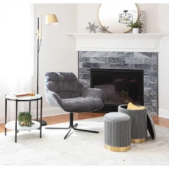 Wayne Contemporary Upholstered Lounge Chair - LumiSource -Baxton Studio Shop GUEST 0d9da22a 5475 4ffb 8f5e 1a604835f5c7