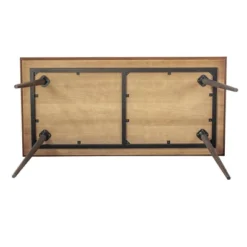 Coco Dining Table Rustic Oak/Brown - Armen Living -Baxton Studio Shop GUEST 0ded8aff c5ae 4d49 9f5e 557c6261cbf5