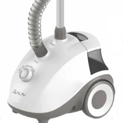 SALAV Garment Steamer With Stainless Steel Nozzle 4 Steam Settings White: 1500W, 1.5L Tank, 46 Min Steam, Auto Shut-Off -Baxton Studio Shop GUEST 0e25a678 6981 4194 9275 7056ec2e84c4