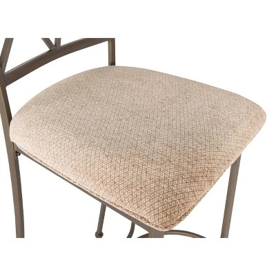 3pc Carter Pub Dining Set Metal/Tan/Cherry - Powell Company 11 3pc Carter Pub Dining Set Metal/Tan/Cherry - Powell Company - Image 11