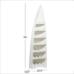 Coastal Wood Standing Wine Rack White - Olivia & May -Baxton Studio Shop GUEST 0ea5d636 9f7f 4ebc a0f8 eb7a87ce987a