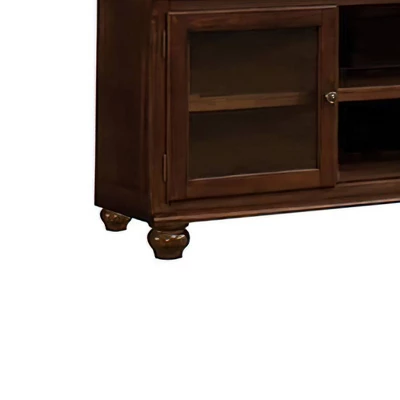 58" Dita TV Stand For TVs Up To 59" Walnut - Acme Furniture 3 58" Dita TV Stand For TVs Up To 59" Walnut - Acme Furniture - Image 3